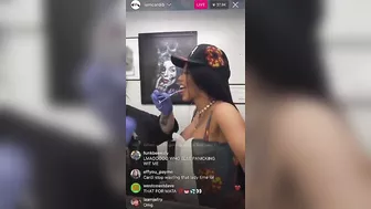 Cardi B Gets Her Tongue Pierced on Instagram Live!