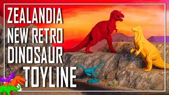 New Dinosaur Toyline Kickstarter - Zealandia Offers Retrosaurs From All Eras!