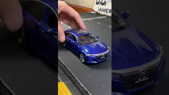 Model of Honda Accord blue version diecast model car #cars #diecast #modelcars