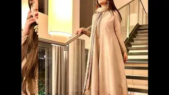 yumna zaidi viral dress recreation #ramblewithiqra