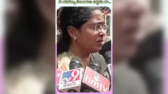 TDP Leader Jyotsna Tirunagari Fires On Telangana Police #breakingnews #ytshorts #tv37