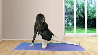 Yoga with Sarah No 16 | Extended Leg Squat | Utthita Malasana | #workout #Yoga