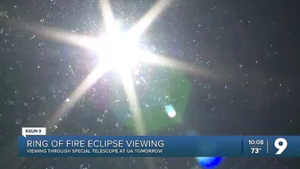 UArizona Hosts Safe Way to Watch 'Ring of Fire' Solar Eclipse