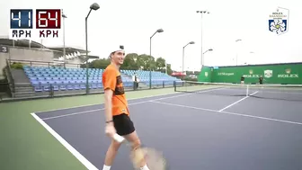 ATP Tennis Players Attempt The Wrong-Handed Serve Challenge!