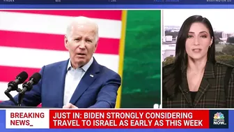 Biden strongly considering trip to Israel