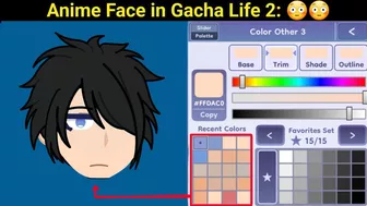 Making "Anime Face" in Gacha Life 2: ????????