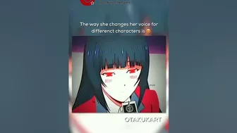 The way she changes her voice for different characters ???? | #anime #shorts #animeedits