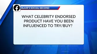 Blair's Social Second: What celebrity endorsed product have you been influenced to try/buy?