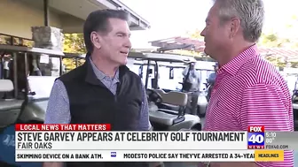 U.S. Senate candidate Steve Garvey makes appearance at celebrity golf tournament