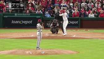 Nick Castellanos hits ANOTHER Postseason homer! (Adds to the Phillies lead in NLCS Game 1!)