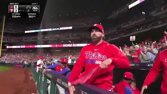 Nick Castellanos hits ANOTHER Postseason homer! (Adds to the Phillies lead in NLCS Game 1!)