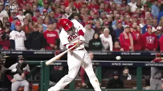 Nick Castellanos hits ANOTHER Postseason homer! (Adds to the Phillies lead in NLCS Game 1!)