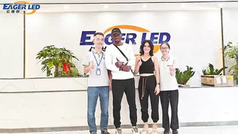 EagerLED Rental LED Display Panel / Welcome Customers From Tanzania to Visit.