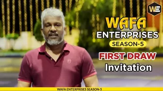 Wafa Enterprises Grand First Bumper Draw Invitation | Abdul Wahab Kulai |