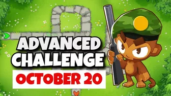 BTD6 Advanced Challenge | The Power Of 0 0 0 Sniper | October 20, 2023