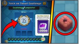 12-0 TRICK OR TREAT CHALLENGE | CLASH ROYALE | BEST TRICK OR TREAT DECK!