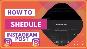 How To Schedule An Instagram Post - Quick and Easy