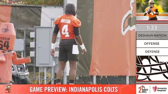 The Browns travel to Lucas Oil Stadium to face the Colts | 2 Minute Drill