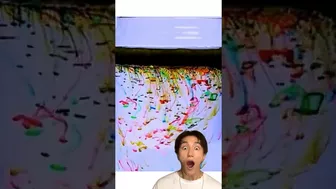 ISSEI funny video ???????????? I try it, too! ???? Rainbow-colored Rain