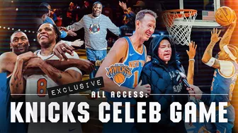 TEAM FAT JOE vs. TEAM TRACY MORGAN! | BTS of New York Knicks Alumni/Celebrity Game