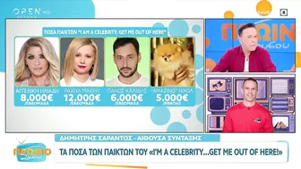 Τα ποσά των παικτών του I’m a celebrity… get me out of here! | Πρωινό ΣουΣου 20/10/2023 | OPEN TV