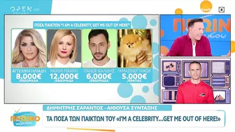 Τα ποσά των παικτών του I’m a celebrity… get me out of here! | Πρωινό ΣουΣου 20/10/2023 | OPEN TV