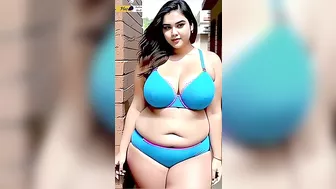 Raipur's Empowered Beauty: A Plus Size Girl in Bikini Undergarments - Part 01