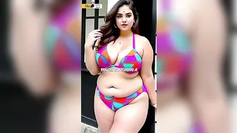 Raipur's Empowered Beauty: A Plus Size Girl in Bikini Undergarments - Part 01