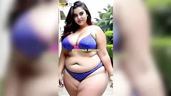 Raipur's Empowered Beauty: A Plus Size Girl in Bikini Undergarments - Part 01