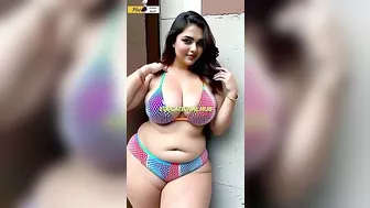 Raipur's Empowered Beauty: A Plus Size Girl in Bikini Undergarments - Part 01