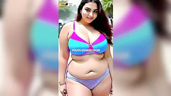 Raipur's Empowered Beauty: A Plus Size Girl in Bikini Undergarments - Part 01