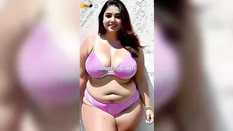 Raipur's Empowered Beauty: A Plus Size Girl in Bikini Undergarments - Part 01