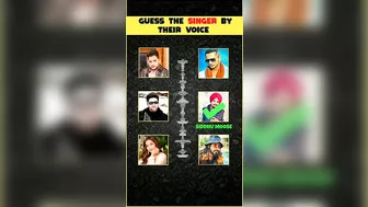 Guess The Singer By Their Voice Challenge ! | Guess Puzzles & Riddles #shorts #viral #paheliyan