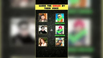 Guess The Singer By Their Voice Challenge ! | Guess Puzzles & Riddles #shorts #viral #paheliyan