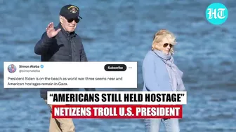 'Get The F*** Up Joe...': Biden On Beach Sparks Outrage; 'Americans Still Being Held Hostage'