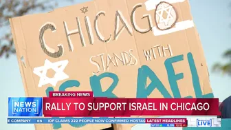 Rally at Chicago beach in support of Israel | NewsNation Live