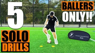 5 Ball Mastery Drills ⚽️ ❗️ Instagram Challenge | Joner Football