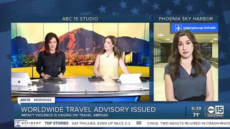 Worldwide travel advisory issued amid violence abroad