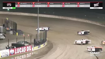 Massive Steel Block Late Model Flip | 2023 Dirt Track World Championship at Eldora Speedway