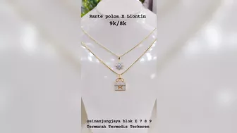 Pesona kalung 9k & liontin 8kDapatkan koleksi emas terbaru di @sinanjungjaya blok E 7 8 9 Termurah T