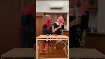 ISSEI funny video ???????????? Anya with Spiderman | KATANA / SAMURAI Sword