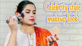 Get Celebrity Style Makeup Look this *FESTIVE SEASON* using Products under ₹450/- #tutorial #makeup