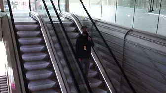 5 Game Devs Pitch Their Games… On An Escalator!