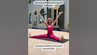 Yes you can be flexible and strong at 60