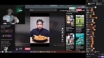 xQc Dies Laughing at the same TikTok