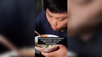 His saliva squirted into the food! | TikTok Video|Eating Spicy Food and Funny Pranks|Funny Mukbang