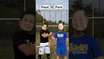 ❌???? Prayut vs Pravit penalty challenge #challenge ￼