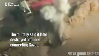 Israeli military releases footage of attempted Hamas beach attack