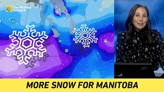 Rounds of Snow Hit Manitoba, Difficult Travel Near American