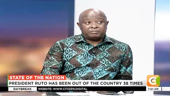 Senator Osotsi: It is not necessary for President Ruto to travel to every country